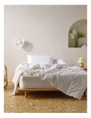 [Linen House] Bamboo Quilt in White