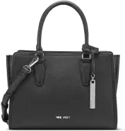 Nine West Allyne Satchel Bag - Black / One Size New w/Tags