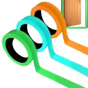 3/6pcs Luminous Warning Tape Sticker Fluorescent Light Safety Self-adhesive Tape