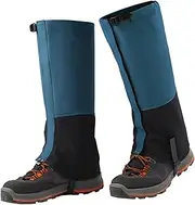 [Generic] xinyee Leg Gaiters Fleece Lined Waterproof Adjustable Anti-Tear Snow Boot Gaiters for Outdoor Hiking Skiing