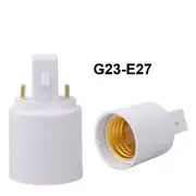 100pcs GX23 to E27 Socket Base LED Halogen CFL Light Bulb Lamp Adapter Holder US
