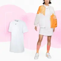 在飛比找Yahoo奇摩購物中心優惠-Nike 連身裙 NSW Essential 白 女款 純棉