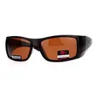 Pablo Zanetti Polarized Sunglasses Men's Classic Rectangle Biker Frame
