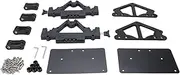 Arrow Storage Case Saddlebag Plates, Aluminum Alloy Motorcycle Saddlebag Support Racks for Shadow Sabre VLX VT750 Vulcan Boulevard