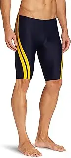 [The Finals] Men's Reactor Splice Jammer Swimsuit, Navy/Gold, 28