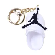 Air J White Shoe Kids Key Chain Keyring