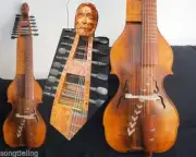 Baroque Style SONG Maestro 6x10 strings 25 1/4 "(641mm) Carved baryton