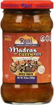 Rani Madras Curry Cooking Spice Paste 10oz (300g) Glass Jar