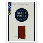 NIV BIBLE GIANT PRINT 緊湊型皮革柔軟舒適印花