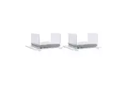 4pc Boxsweden 28cm Crystal Shelf Adjustable Closet Cloth Divider Organiser