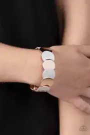 Paparazzi Jewelry Accessories - Demurely Disco - Multi Bracelet - Vintage