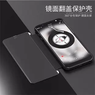 華為 Huawei Mate 10 9 8 lite mate9 Pro 鏡面翻蓋手機皮套 智能顯示休眠 支架保護背殼