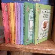 THE ORIGINAL PETER RABBIT & FRIENDS 1992-12 Book Set Beatrix Potter WARNE