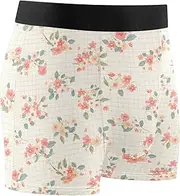 [FRODOTGV] Cute Flowers Ginghams Mens Boxer Brief Shorts Breathable Underwear for Men Compression Boxer Para Hombre