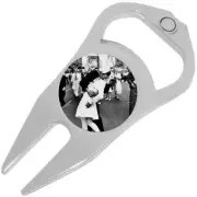 The Kiss Golf Ball Marker Divot Repair Tool Bottle Opener