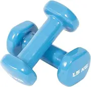 Orbit Vinyl Dipped Hand Weight Dumbbells, 1.5 kg