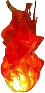 Byttlerom Halloween Floating Fireball Prop Flame Lamp Prop Artificial Fake Fire Floating Props No Flame for Home Halloween Decor