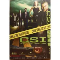 在飛比找蝦皮購物優惠-CSI犯罪現場 第六季DVD/CSI: Crime Scen