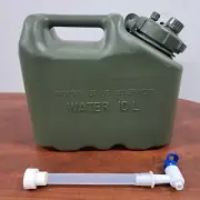 Scepter 2.5 Gallon Military BPA Free Water Container 10L Olive With Dispenser.
