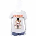 MOSCHINO 馬戲團泰迪熊灰色短袖TEE T恤