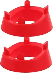 NULYLU 2 Pcs Ball Base Football Kicking Tee Basketball Equipment Basketball Holder Volleyball Stand Ball Cradle Display Stand Basketball Rack Soccer Ball Holder Display Soccer Room Decor