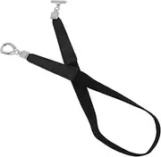 [LIFKOME] 1Pc Retro Black Waist Belt for Women Decorative Elastic Waistband with Hanging Buckle for Dresses and Skirts Wear Resistant and Lightweight Design