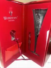 Waterford Crystal 12 Days of Christmas Flute Partridge in a Pear Tree NIB LE FE