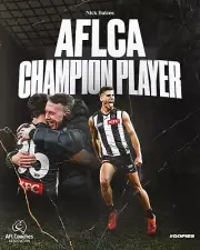 BIG 420mm COLLINGWOOD MAGPIES CHAMPION TEAM PLAYER POSTER,AFL FOOTBALL,1