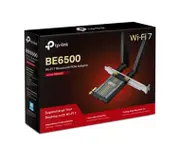 TP-Link Archer TBE400E BE6500 Wi-Fi 7 Bluetooth 5.4 PCIe Adapter, 6GHz@2882 Mbps, 5GHz@2882 Mbps, 2.4GHz@688 Mbps (wifi7) (NIC)