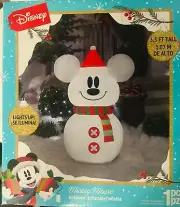 3.5' DISNEY LED MICKEY MOUSE SNOWMAN CHRISTMAS INFLATABLE BY GEMMY