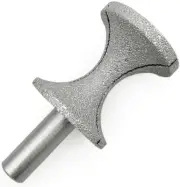 3/4" 1 1/4" 1 1/2" 2" Full Bullnose Brazed Router Bit 1/2" Shank granite glass