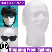 1X Male Foam Styrofoam Mannequin Manikin Head Stand Model Wig Hat Display Holder