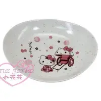 在飛比找Yahoo!奇摩拍賣優惠-♥小花凱蒂日本精品♥Hello Kitty三輪車系列盤子~3