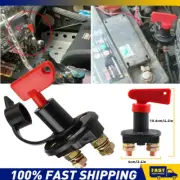 1Pcs Switch Disconnect Battery Isolator Cut Off Kill Switch Key Car Marine Boat