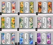 Custom Name 20oz Skinny Tumbler Custom Drinkware With Straw double Wall Sublimat
