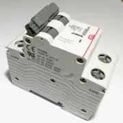 6 Amp LSis 2 Pole Din Rail MCB Circuit Breaker UL1077 6kA @ 480V; 10kA @ 240V