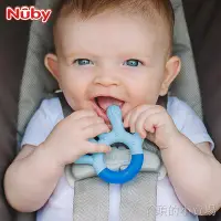 在飛比找蝦皮購物優惠-丫頭台灣現貨熱銷推薦寶寶固齒器Nuby努比嬰兒磨牙棒3件套咬
