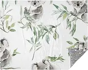 FRODOTGV Light Grey Koala Throw Blankets for Couches and Sofas Large Cozy Blanket Sofa Throws 50 x 70 Blankets for Adults
