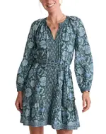 Vineyard Vines Long Sleeve Belted Dress