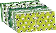 GREENADSCAPE Sports Birthday Wrapping Paper 24 Sheets Soccer Cupcake Liners Football Themed Wrapping Paper Bulk Pack