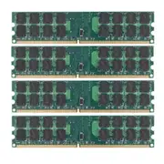 16GB 4X4GB PC2-6400 DDR2 800MHZ 240Pin for AMD Dedicated Desktop Memory Ram 1.8V SDRAM Only for AMD green