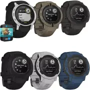 Garmin Instinct 2 Solar Smartwatch with 2-Year Warranty - Choose Color!