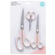 We R Memory Keepers Craft Scissors 3/Pkg-Pink