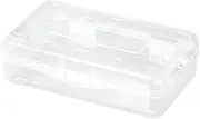 PlasticPencil BoxLargeCapacityPencilBoxClear Box with Snap-Tight Lid,Large Capacity Hard Pencil Case with Snap-Tight Lid,PlasticPencil Box Large CapacityPencil Case with Snap Tight Lid,Clear