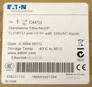 SEALED EATON C441U Stand Alone C440 Ethernet IP Module TCP RTU HTTP 120 VAC