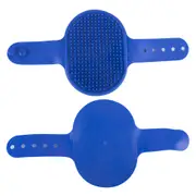 Pet Foam Bath Brush, Grooming Shampoo Comb, Clean Hair & Massage (blue)