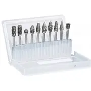 Dremel Accessories Tool Rotary Burrs Bit 10x Tungsten Steel Solid Carbide