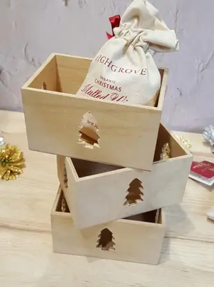 聖誕樹小木盒