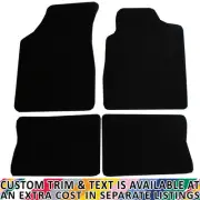 For Renault Clio MK II 1998 - 2005 Fully Tailored 4 Piece Black Car Mat Set