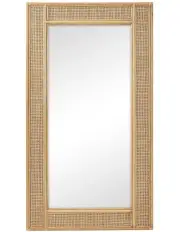 [Cooper & Co] Cove Rattan 180cm Rectangle Mirror in Natural